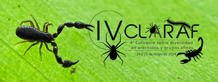 Coloquio sobre diversidad de arácnidos y grupos afines: Título imagen - Descripción Coloquio sobre diversidad de arácnidos y grupos afines: Título imagen - Descripción