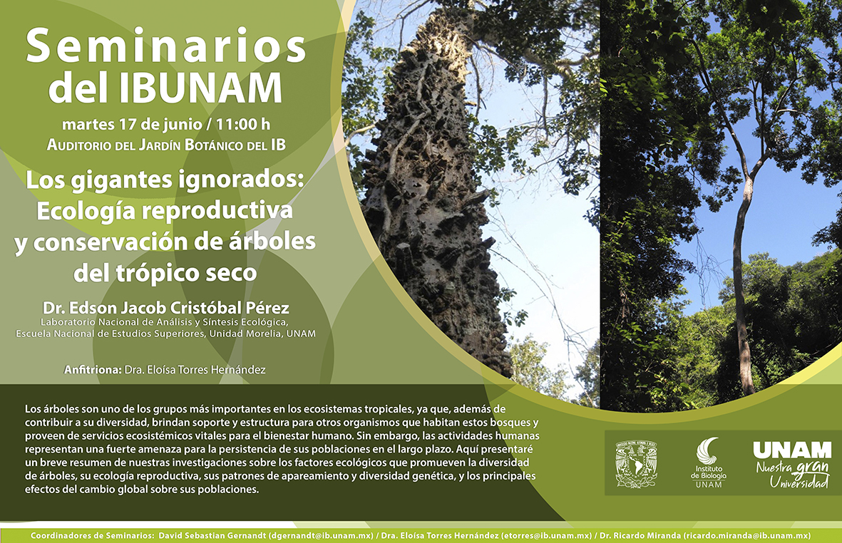 Seminarios del IBUNAM - Instituto de Biología, UNAM