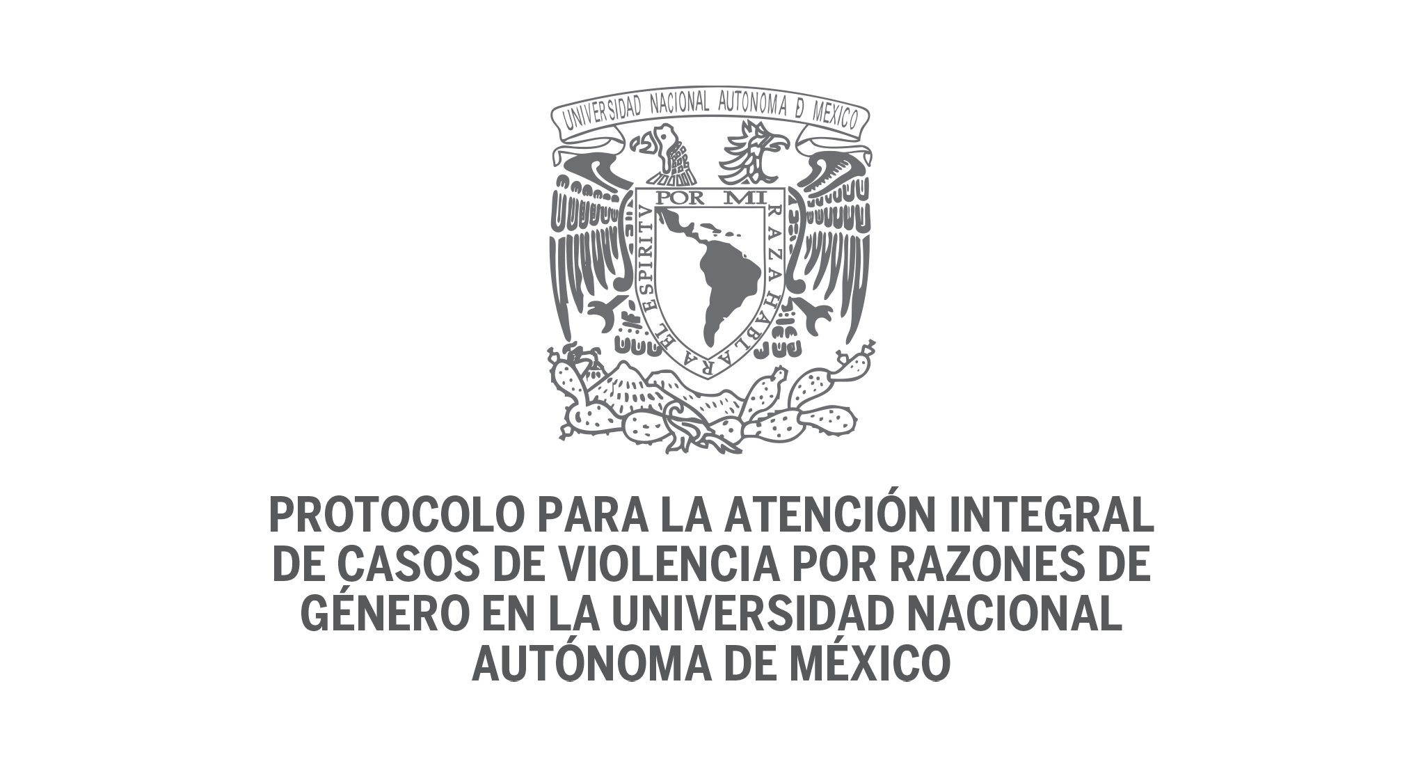 Protocolo para la atención de casos de violencia por razones de género - Instituto de Biología, UNAM