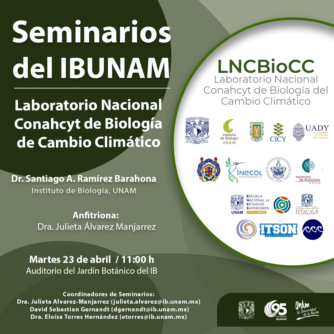 Laboratorio Nacional Conahcyt de Biología de Cambio Climático - Instituto de Biología, UNAM