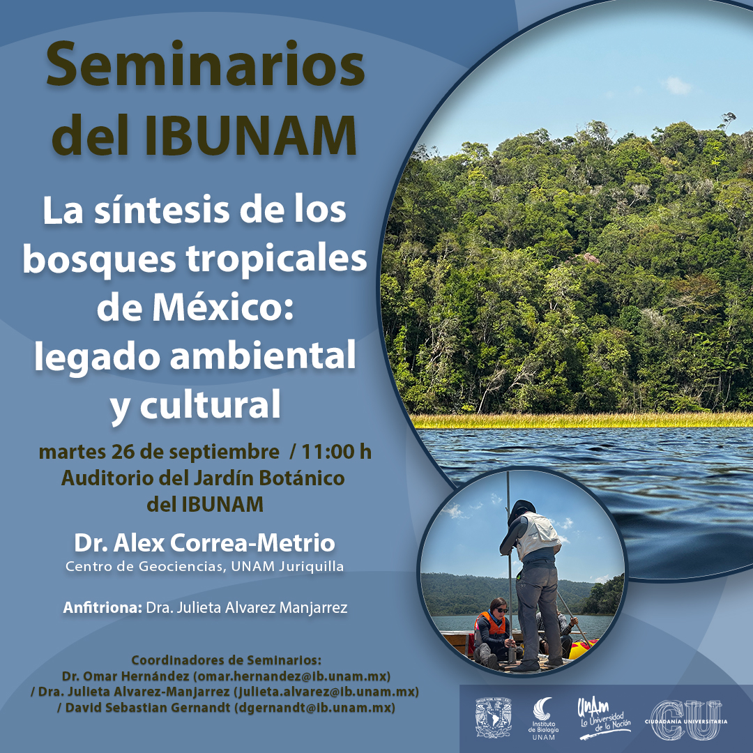 La síntesis de los bosques tropicales de México:  legado ambiental  y cultural   - Instituto de Biología, UNAM