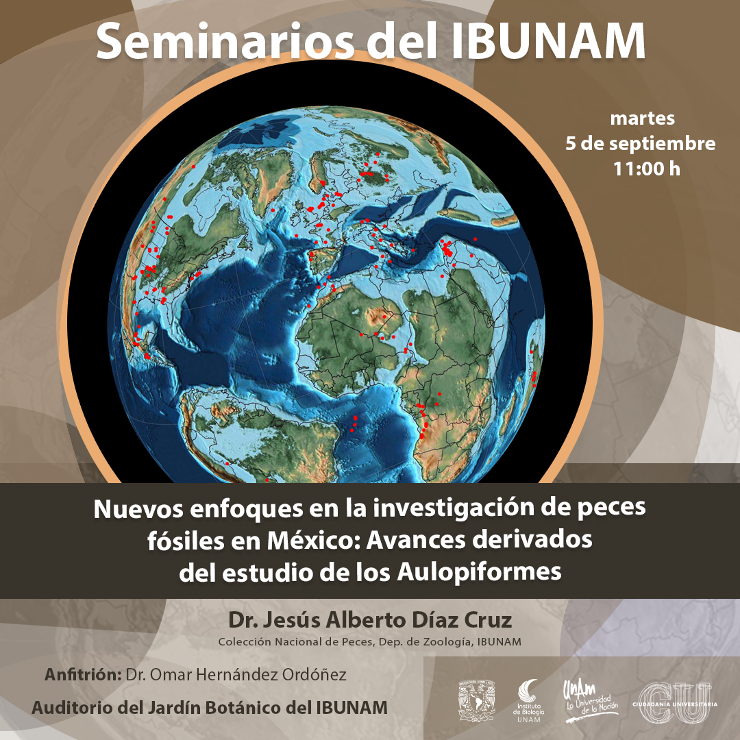 Nuevos enfoques en la investigación de peces  fósiles en México:  Avances derivados  del estudio de los Aulopiformes  - Instituto de Biología, UNAM