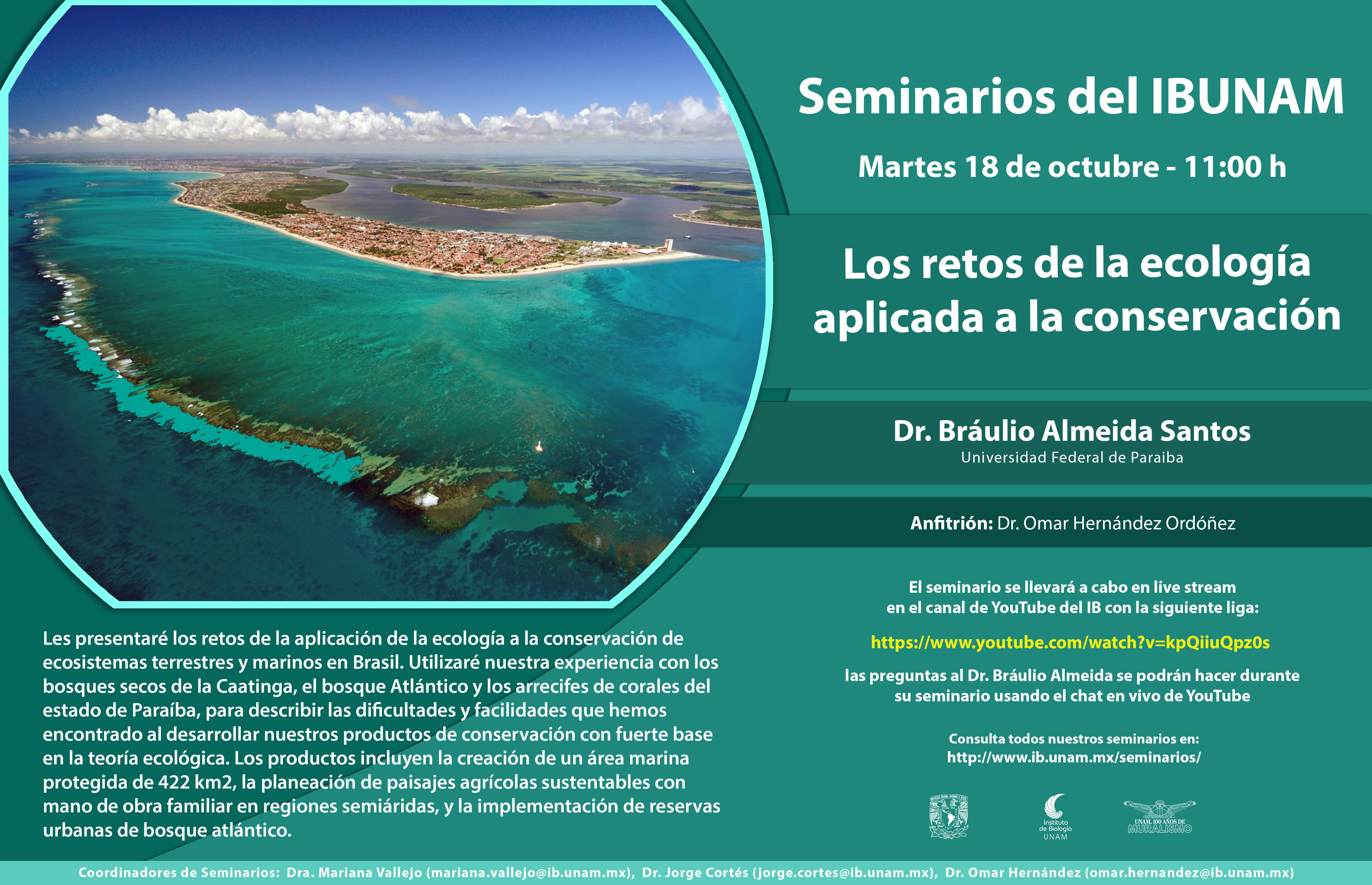 Los retos de la ecología aplicada a la conservación - Instituto de Biología, UNAM