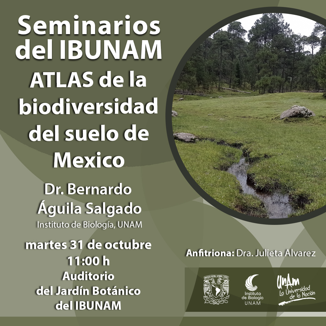 ATLAS de la biodiversidad  del suelo de Mexico - Instituto de Biología, UNAM