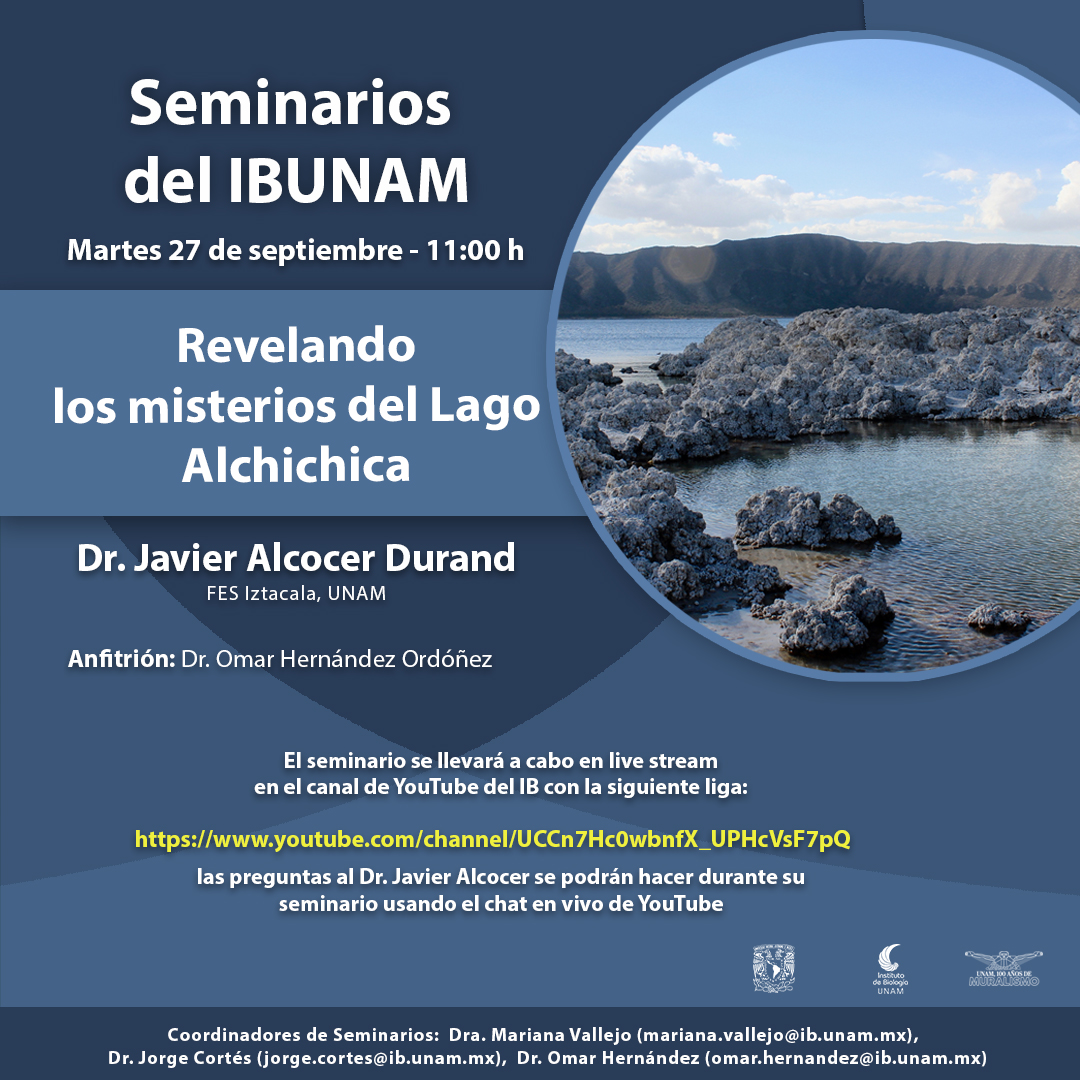 Revelando los misterios del Lago Alchichica - Instituto de Biología, UNAM
